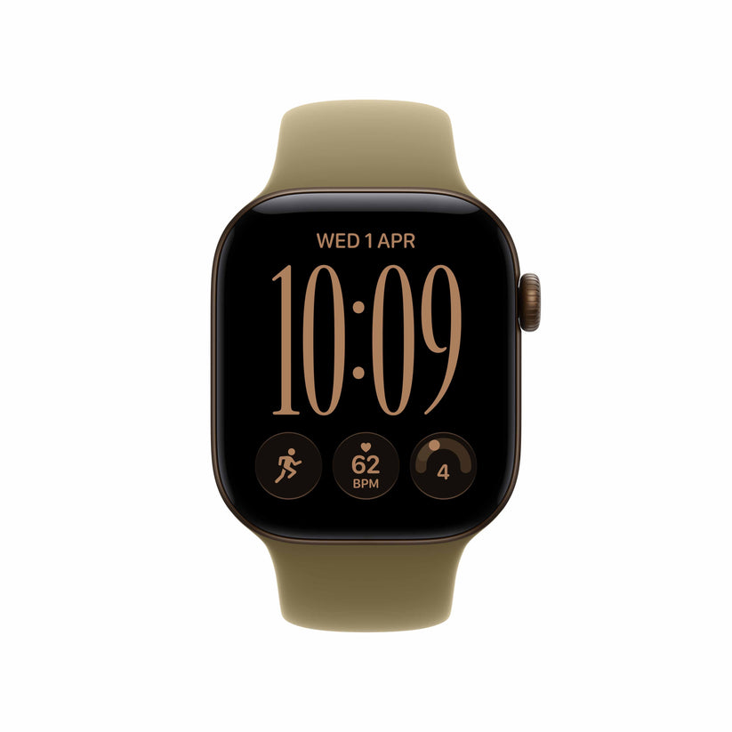 Apple Watch Series 12 GPS 42mm Dark Bronze Aluminium Case with Olive Sport Band - M/L Get best offers for Apple Watch Series 12 GPS 42mm Dark Bronze Aluminium Case with Olive Sport Band - M/L