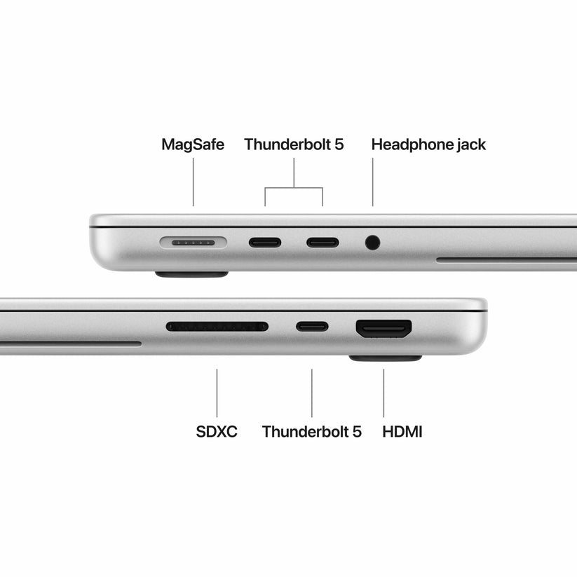 14-inch MacBook Pro with PROLED XDR Display: Apple M5 Pro chip with 15-core CPU and 16-core GPU, 1TB SSD - Silver Get best offers for 14-inch MacBook Pro with PROLED XDR Display: Apple M5 Pro chip with 15-core CPU and 16-core GPU, 1TB SSD - Silver
