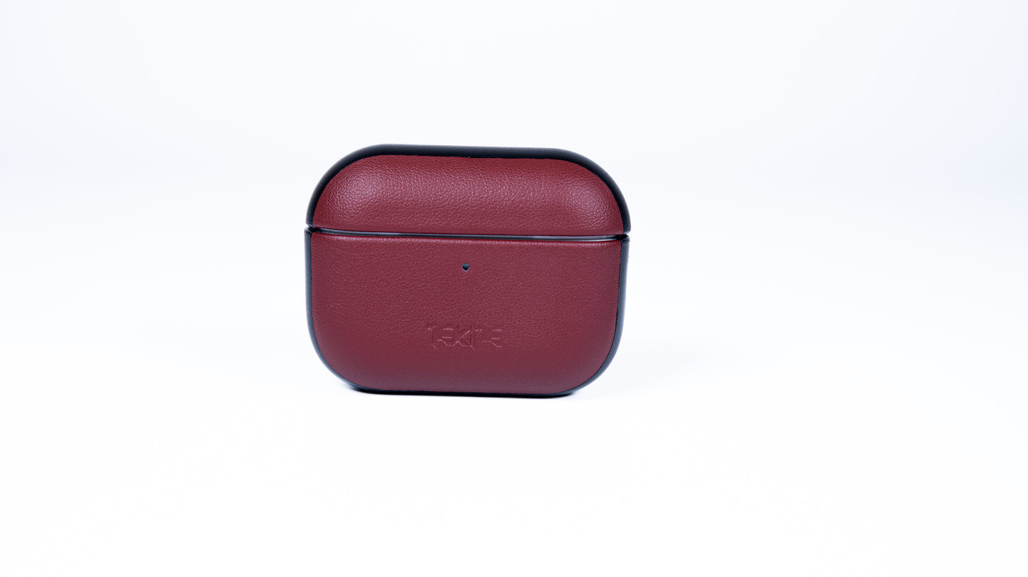 TEKNE Dual tone Vegan Leather case-Dark Brown