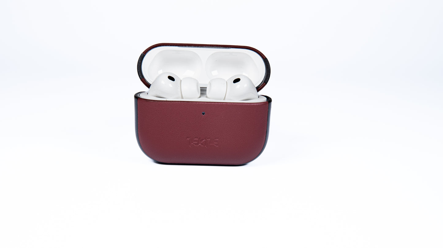 TEKNE Dual tone Vegan Leather case-Dark Brown