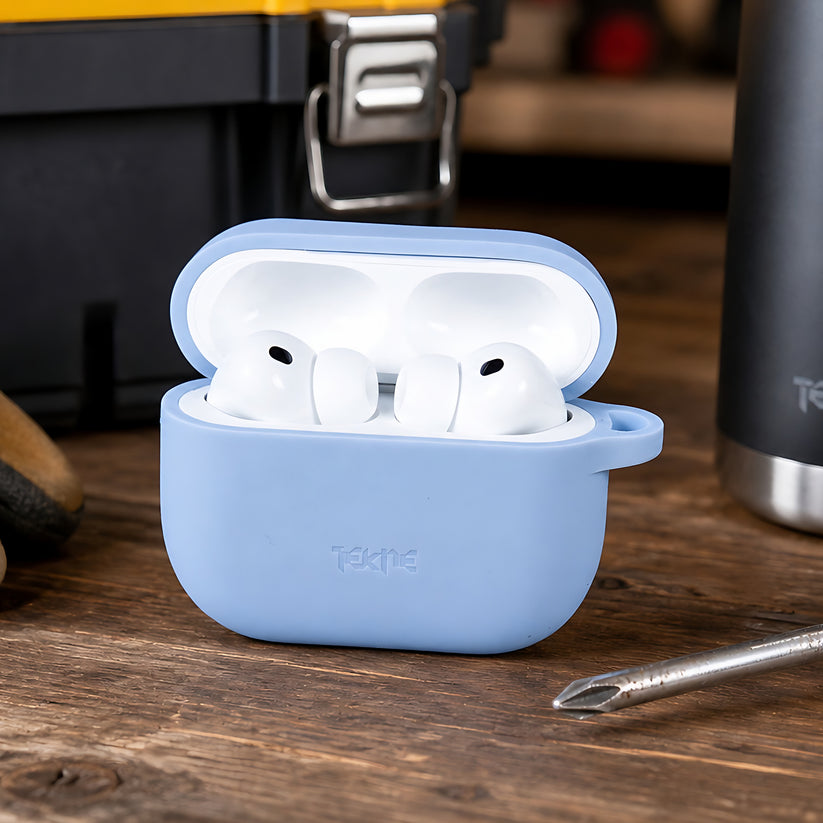 TEKNE Silicone Case for Airpods Pro3 -Pale Blue Get best offers for TEKNE Silicone Case for Airpods Pro3 -Pale Blue