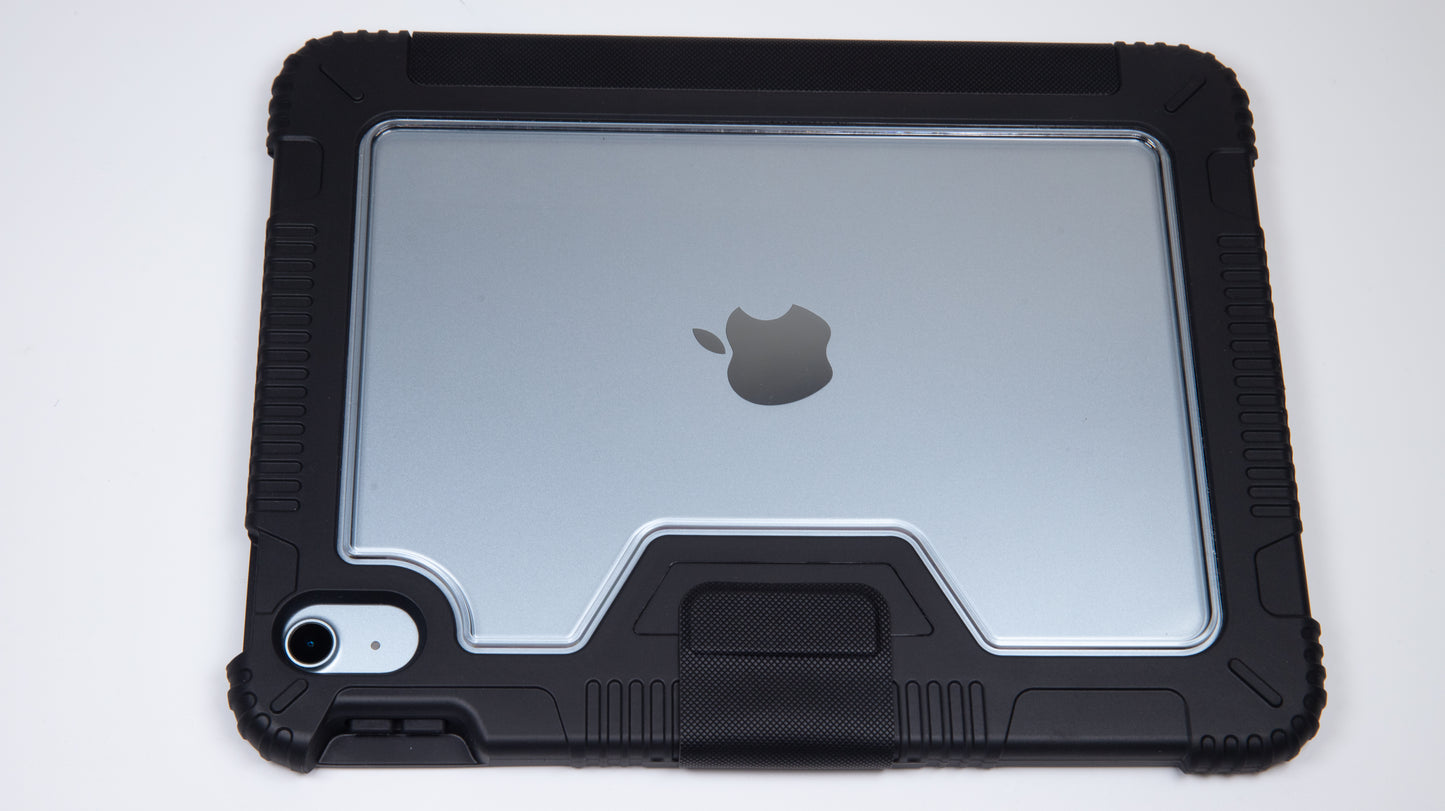 TEKNE Shockproof vegan leather case with stand function for New  iPad 11" -Black