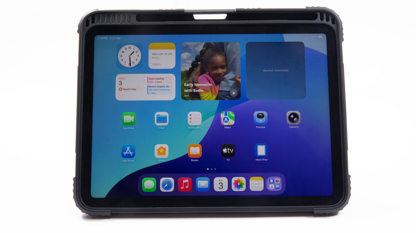 TEKNE Shockproof vegan leather case with stand function for New  iPad 11" -Black Get best offers for TEKNE Shockproof vegan leather case with stand function for New  iPad 11" -Black