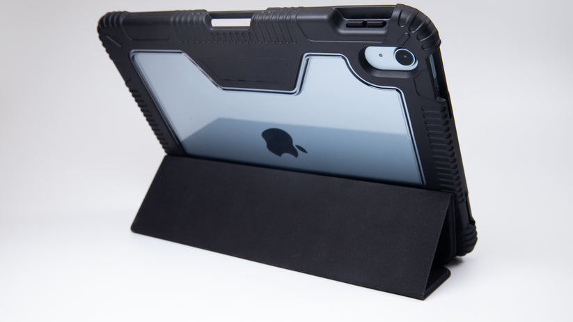 TEKNE Shockproof vegan leather case with stand function for New  iPad 11" -Black Get best offers for TEKNE Shockproof vegan leather case with stand function for New  iPad 11" -Black