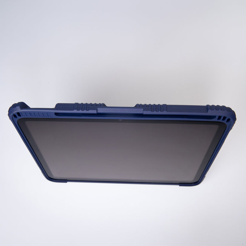 TEKNE Shockproof vegan leather case with stand function for New  iPad 11" -Blue Get best offers for TEKNE Shockproof vegan leather case with stand function for New  iPad 11" -Blue