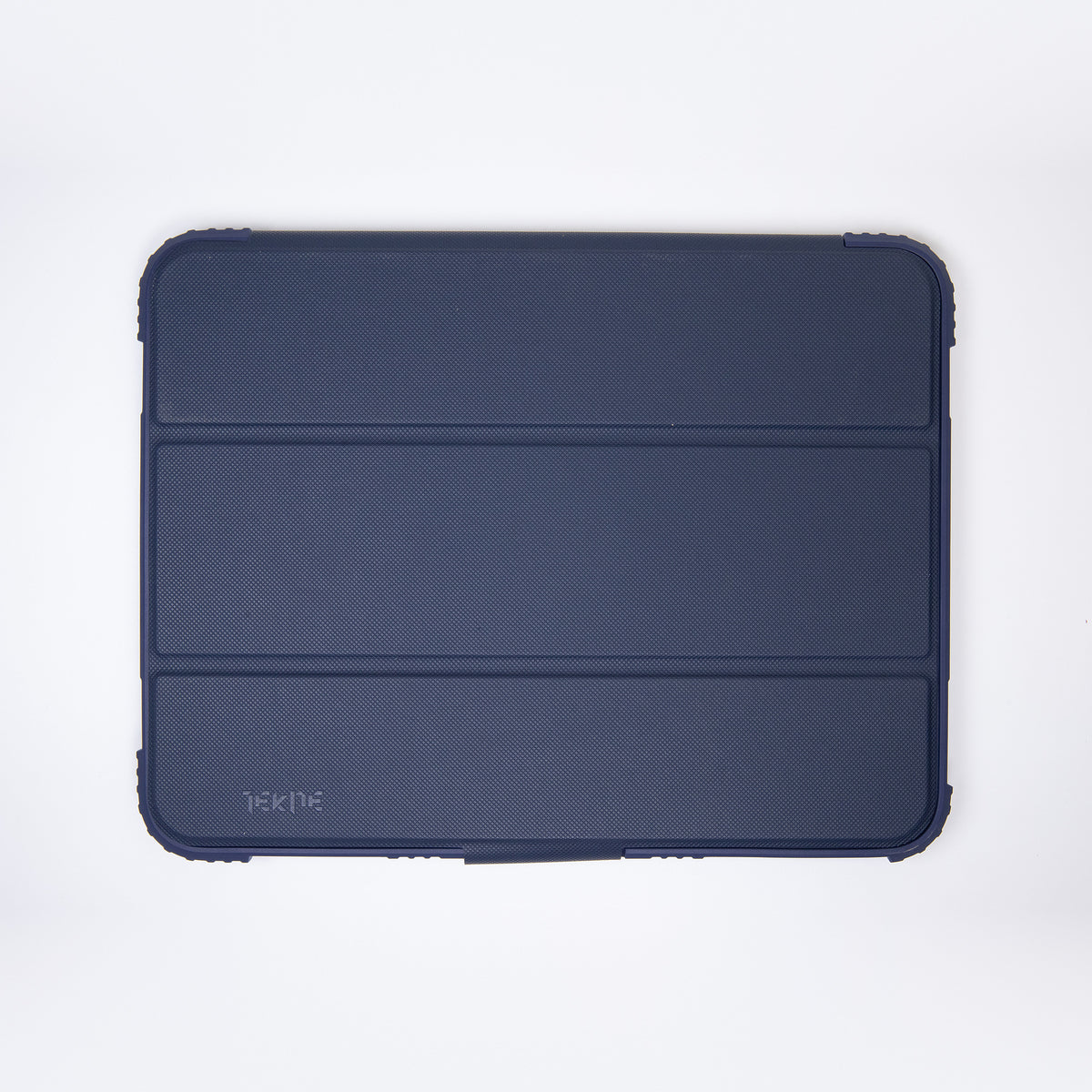 TEKNE Shockproof vegan leather case with stand function for New  iPad 11" -Blue