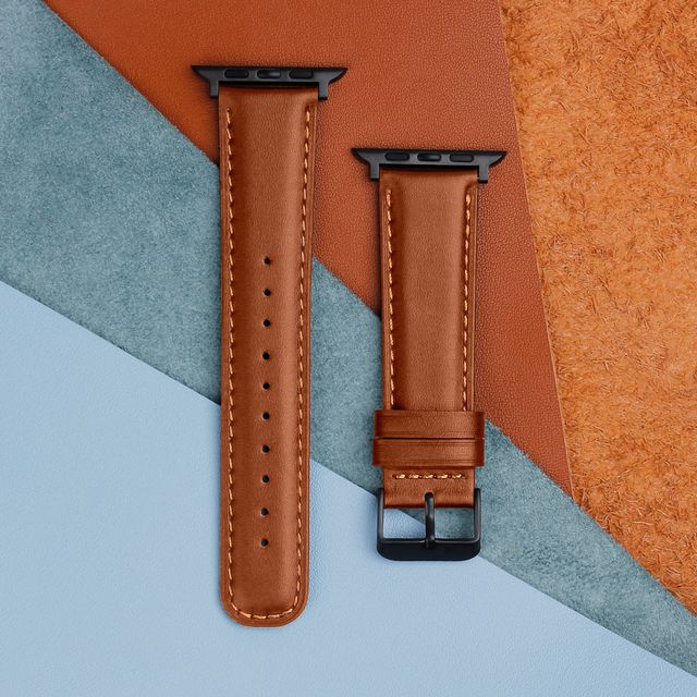 Tekne Classic Leather Band | Genuine Leather, Quick-Release, Durable Strap 