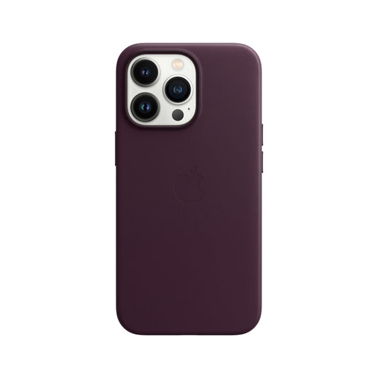 iPhone 13 Pro Leather Case with MagSafe - Dark Cherry