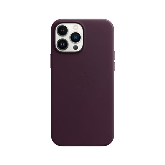 iPhone 13 Pro Max Leather Case with MagSafe - Dark Cherry