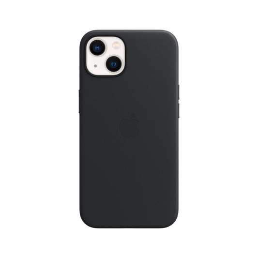 iPhone 13 Leather Case with MagSafe - Midnight