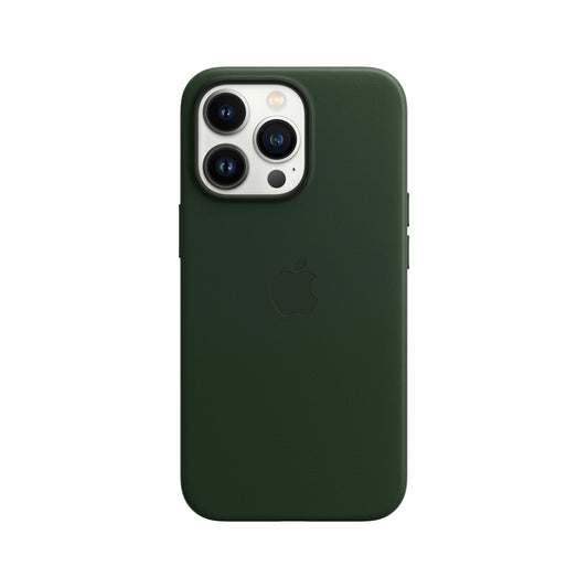 iPhone 13 Pro Leather Case with MagSafe - Sequoia Green