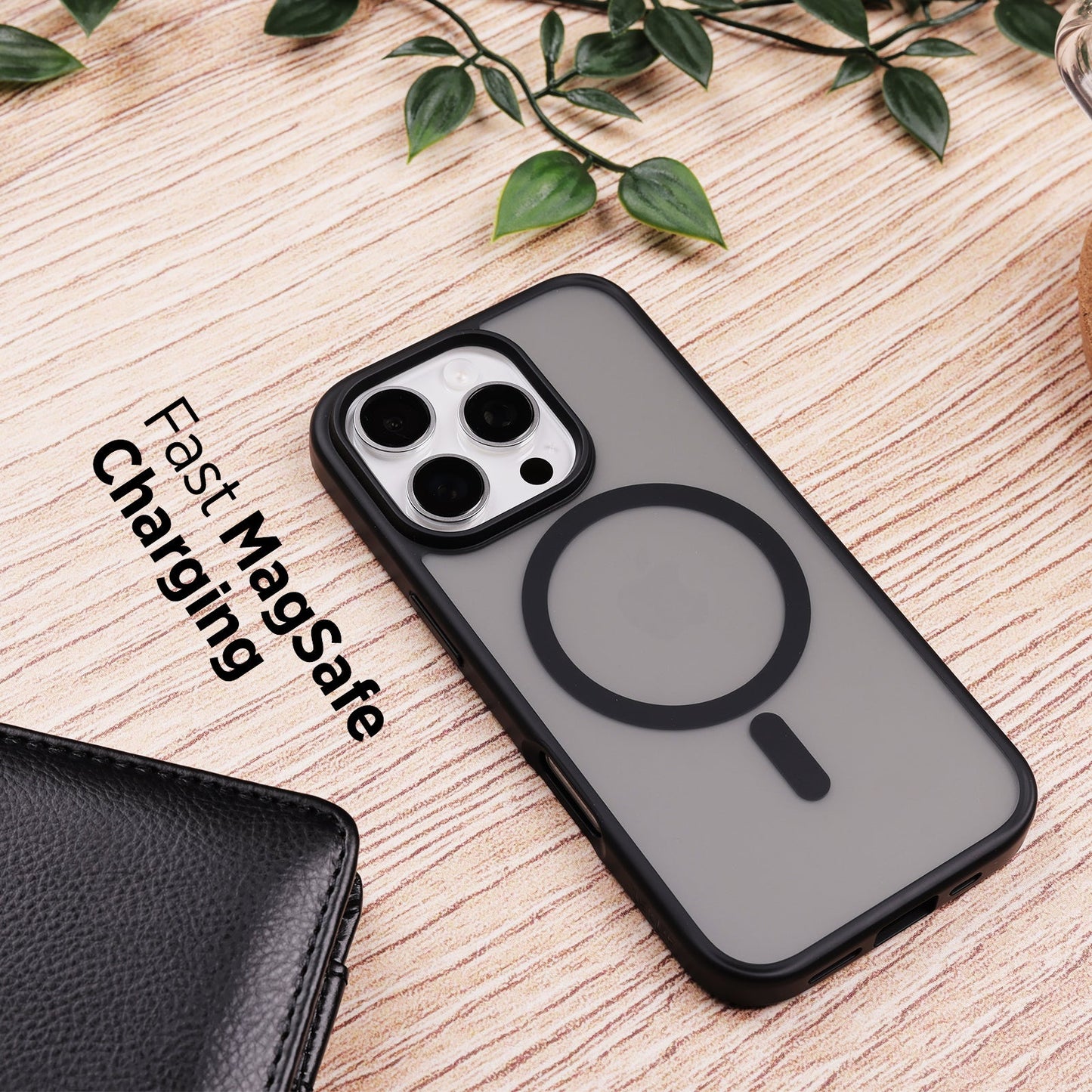 TEKNE Matte MagSafe Case - iPhone 16 Pro Max - Black