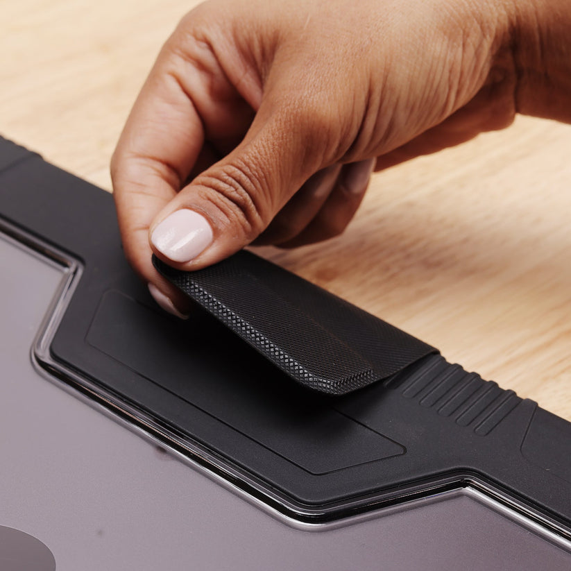 TEKNE Shockproof Vegan Leather Case for iPad Pro 13 M4 | Stand Function | Drop Protection - Grey Get best offers for TEKNE Shockproof Vegan Leather Case for iPad Pro 13 M4 | Stand Function | Drop Protection - Grey