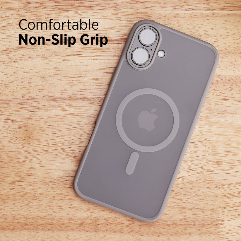 TEKNE Matt MagSafe Case for iPhone 16 Plus | Matte Finish | MagSafe Compatible & Scratch-Resistant - Grey Get best offers for TEKNE Matt MagSafe Case for iPhone 16 Plus | Matte Finish | MagSafe Compatible & Scratch-Resistant - Grey