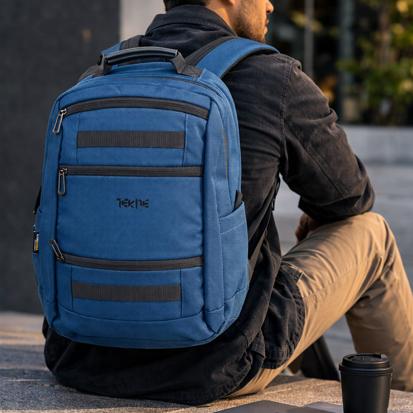 TEKNE Cordura Backpack with 30L Blue Get best offers for TEKNE Cordura Backpack with 30L Blue