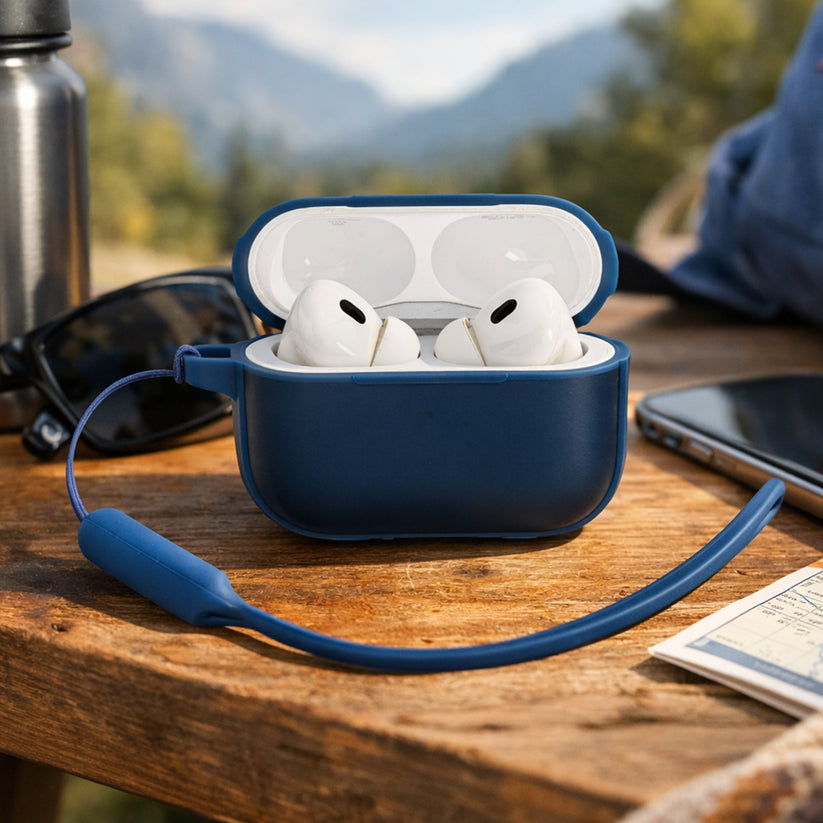TEKNE Hybrid  shockproof case for Airpods-Blue-Airpod Pro 2nd Gen Get best offers for TEKNE Hybrid  shockproof case for Airpods-Blue-Airpod Pro 2nd Gen