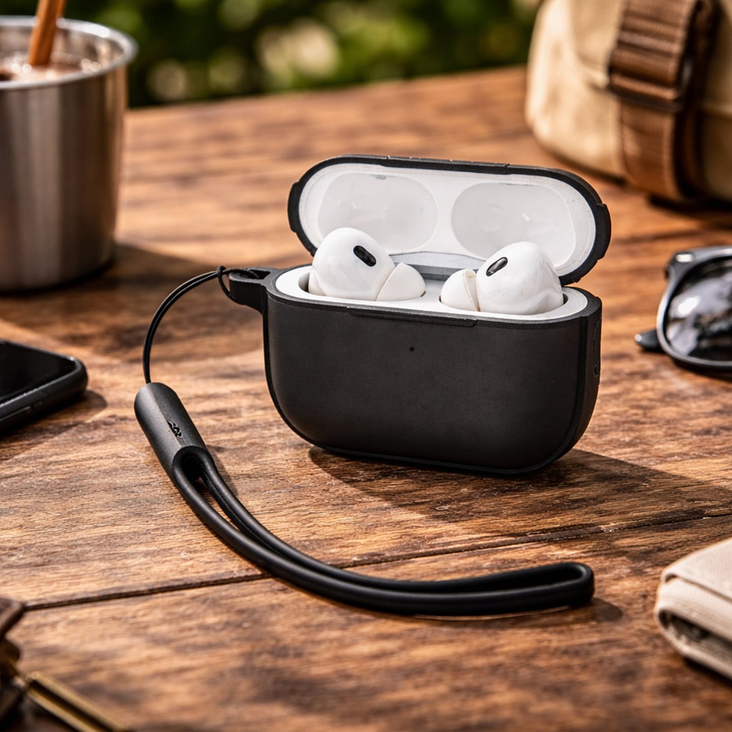 TEKNE Hybrid  shockproof case for Airpods-Black-Airpod Pro 2nd Gen