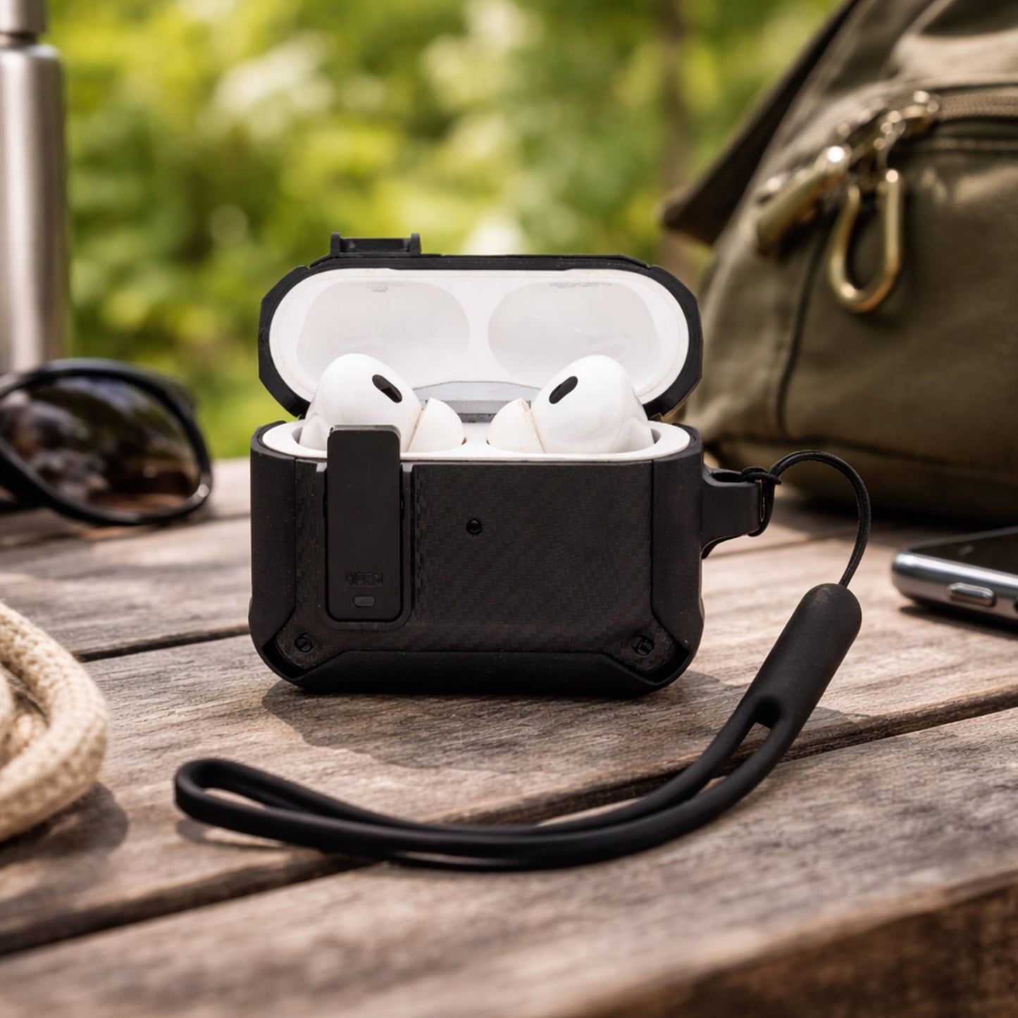 TEKNE Defender Cases-Black-Airpod Pro 2nd Gen