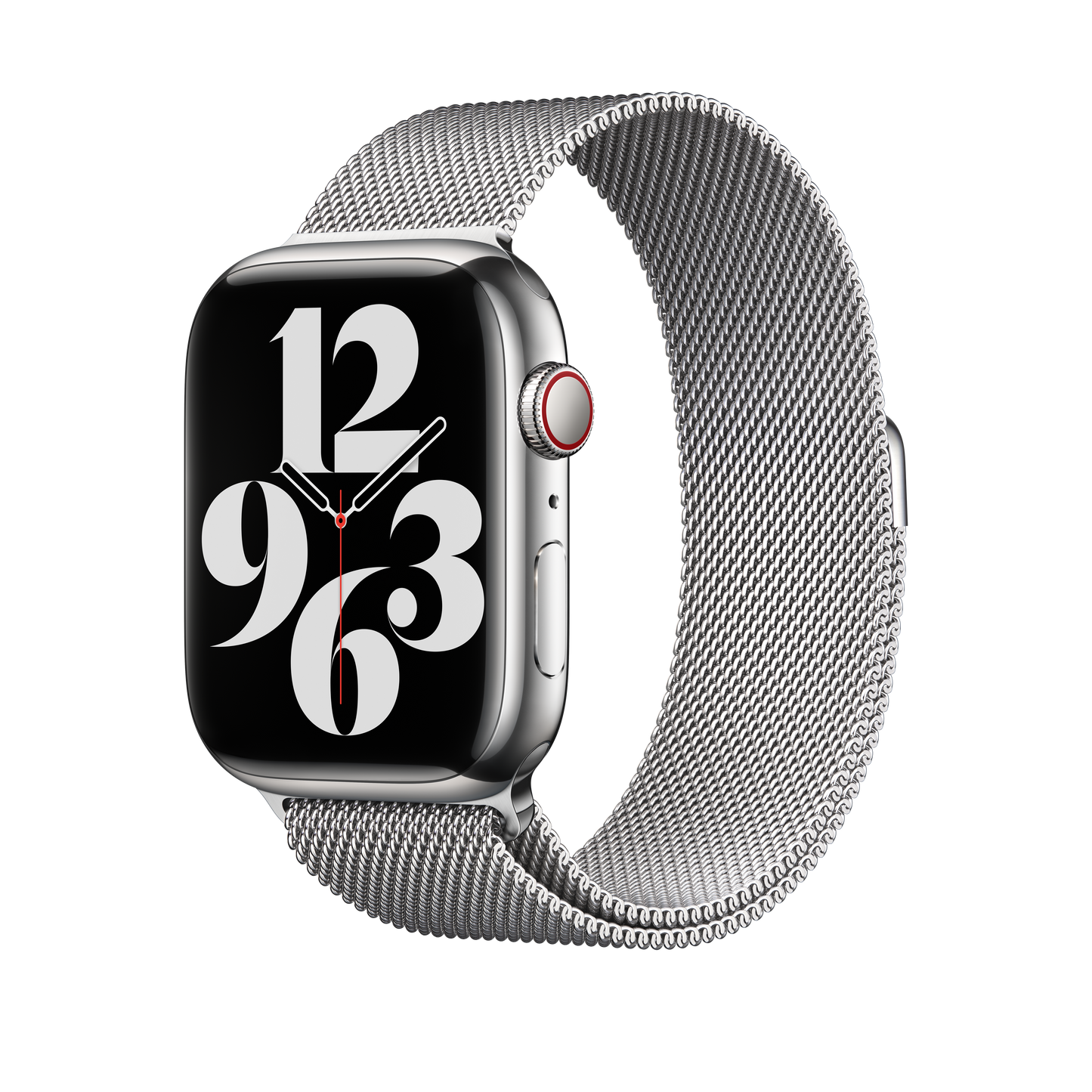 Silver milanese loop apple watch band discount
