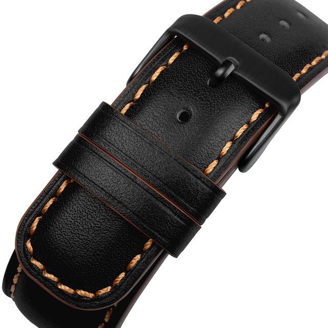 Tekne Classic Leather Band | Genuine Leather, Quick-Release, Durable Strap 