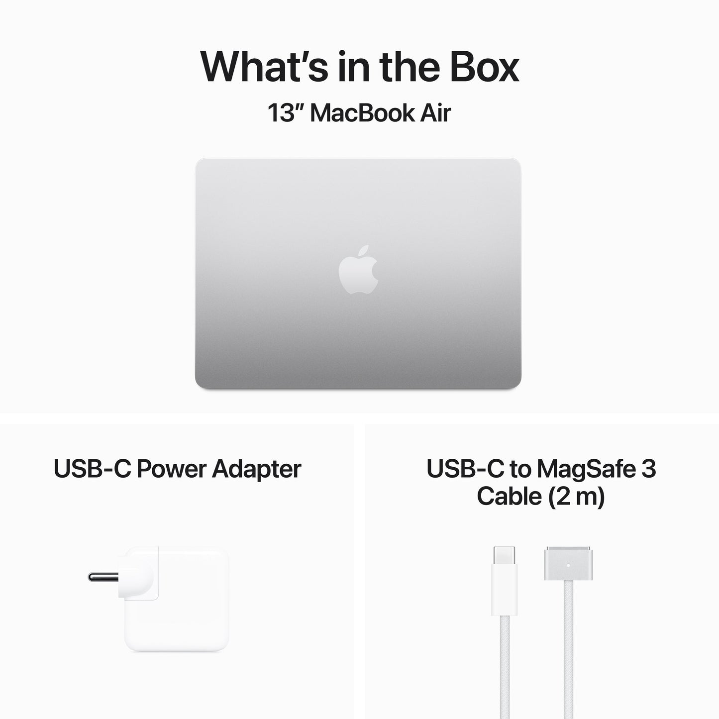 13-inch MacBook Air: Apple M3 chip with 8‑core CPU and 10‑core GPU, 512GB SSD - Silver
