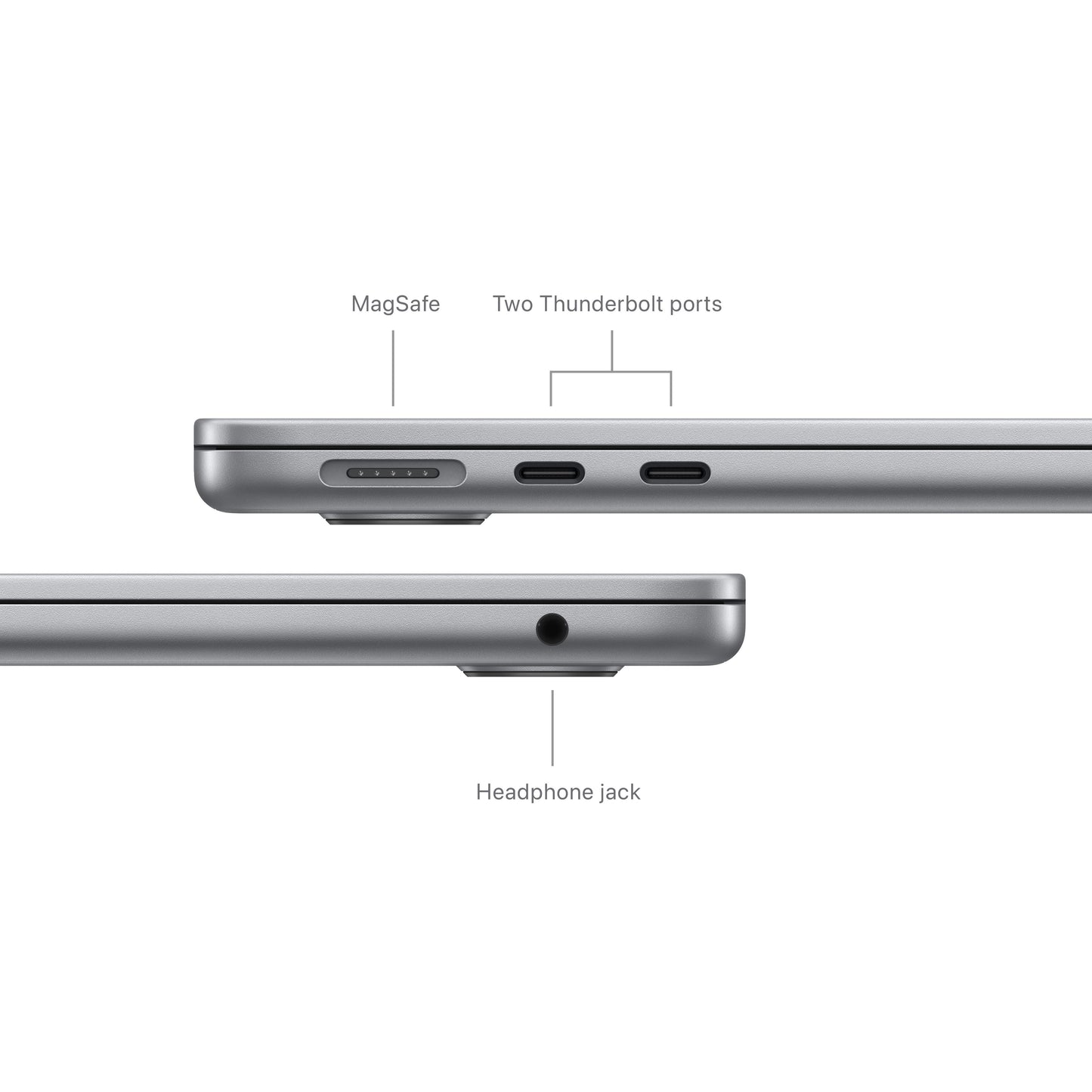 13-inch MacBook Air: Apple M3 chip with 8‑core CPU and 10‑core GPU, 512GB SSD - Space Grey