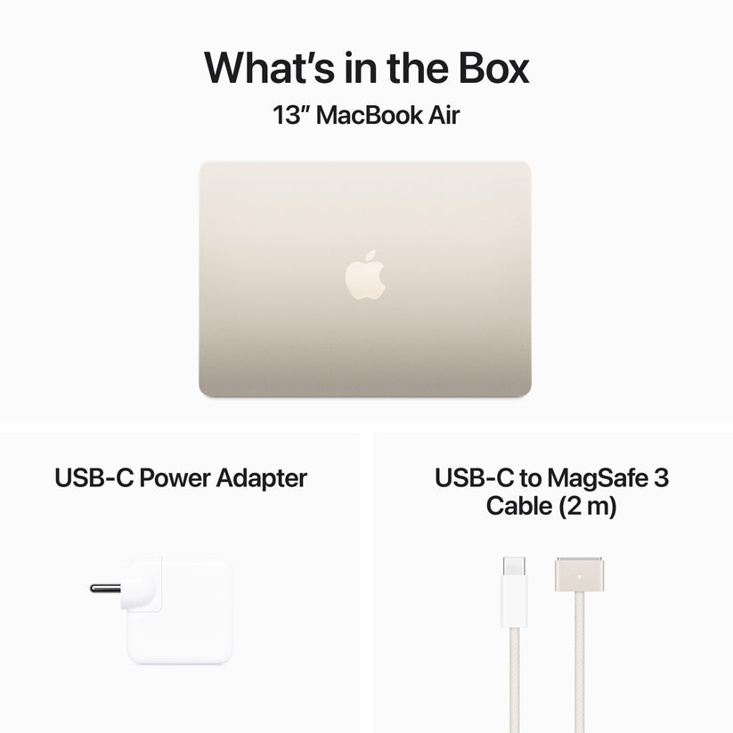13-inch MacBook Air: Apple M3 chip with 8‑core CPU and 10‑core GPU, 512GB SSD - Starlight Get best offers for 13-inch MacBook Air: Apple M3 chip with 8‑core CPU and 10‑core GPU, 512GB SSD - Starlight