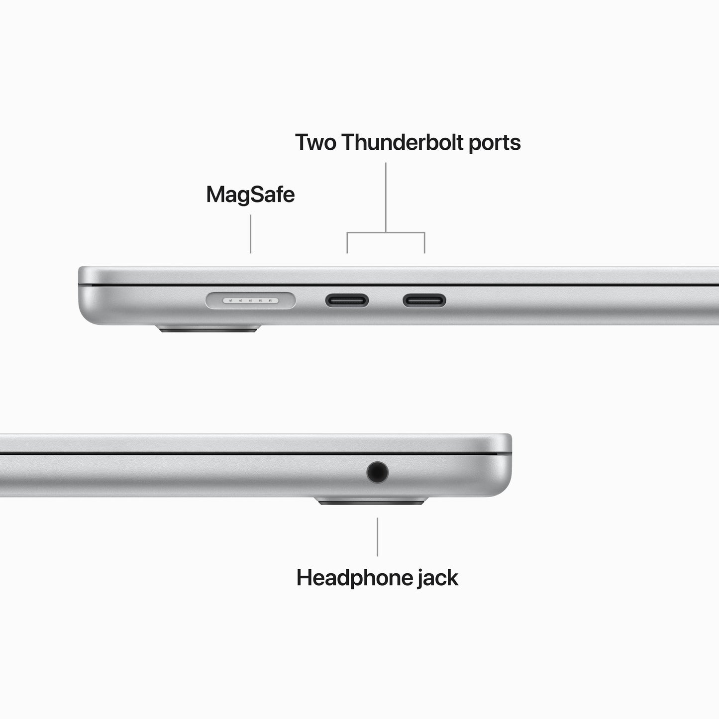 15-inch MacBook Air: Apple M2 chip with 8-core CPU and 10-core GPU, 256GB SSD - Silver