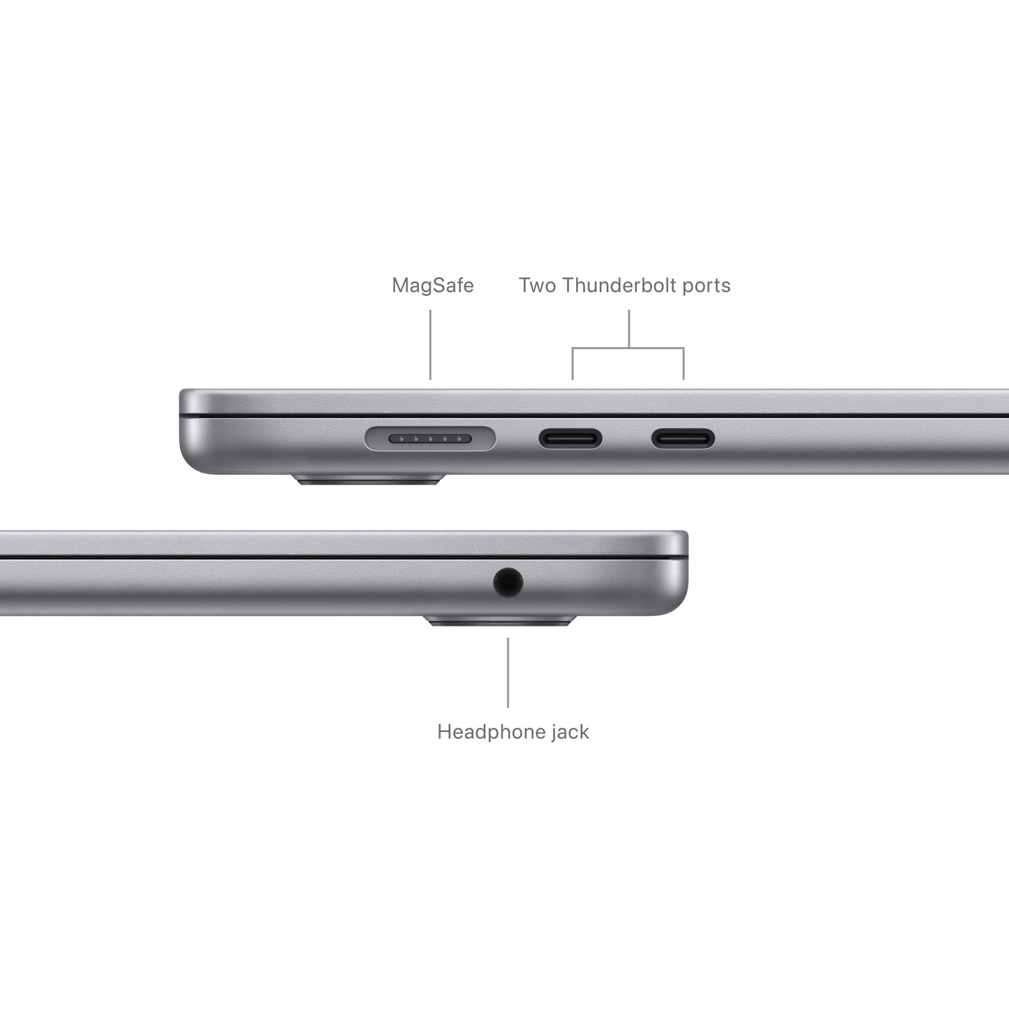15-inch MacBook Air: Apple M3 chip with 8‑core CPU and 10‑core GPU, 512GB SSD - Space Grey