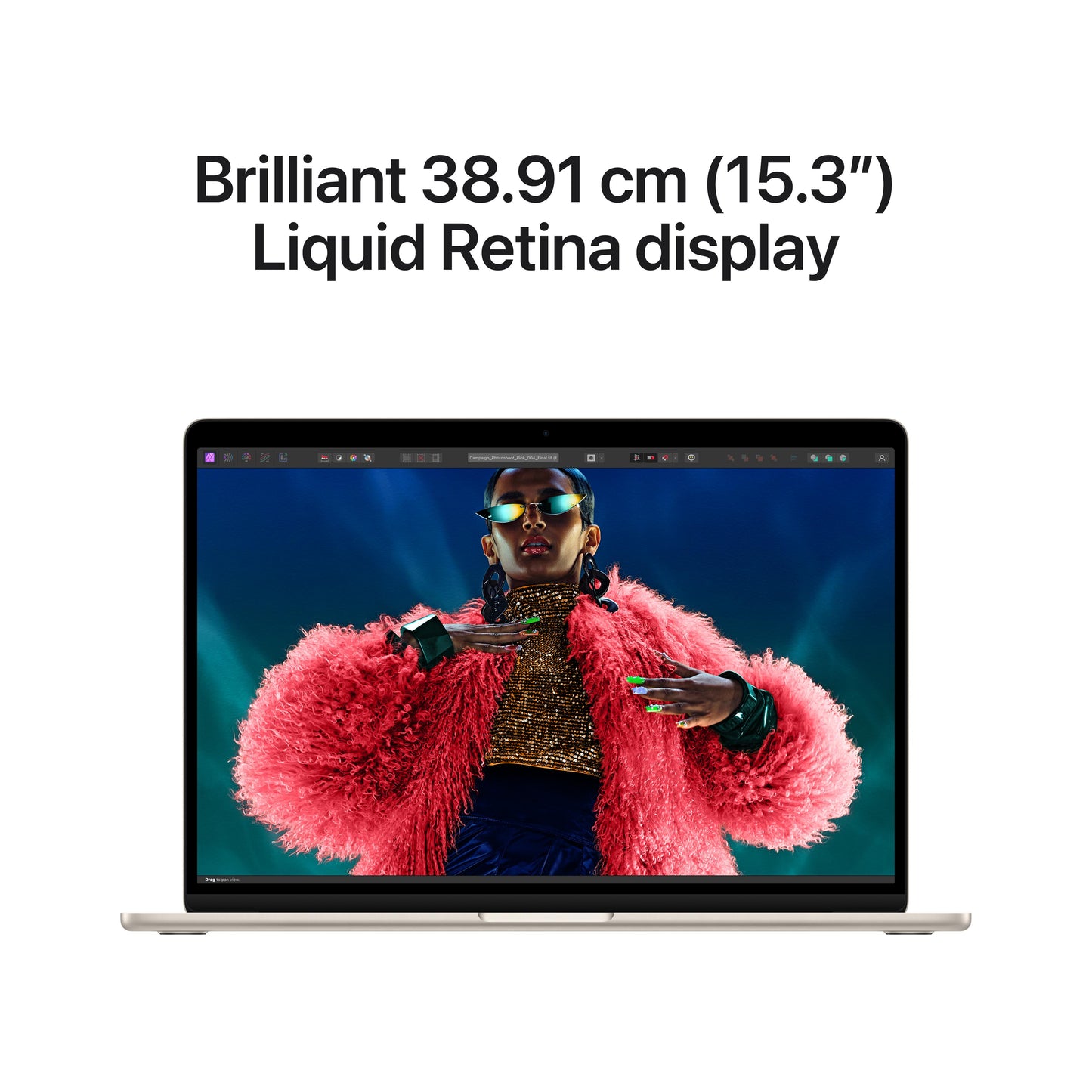 15-inch MacBook Air: Apple M3 chip with 8‑core CPU and 10‑core GPU, 512GB SSD - Starlight