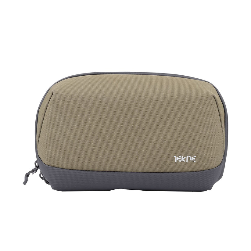 TEKNE Gadget Organiser | Water-Resistant Tech Pouch with Multiple Compartments | Olive Green | Travel-Friendly  Get best offers for TEKNE Gadget Organiser | Water-Resistant Tech Pouch with Multiple Compartments | Olive Green | Travel-Friendly 