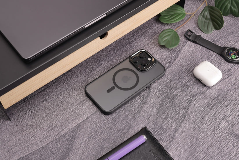 Tekne CRYSTAL Case with Metal Camera Stand for iPhone 16 Pro Max-Black Get best offers for Tekne CRYSTAL Case with Metal Camera Stand for iPhone 16 Pro Max-Black
