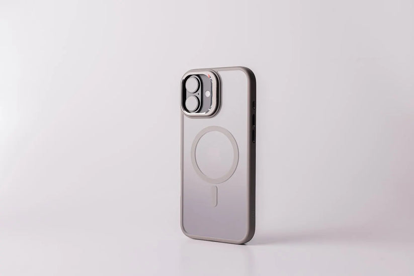 TEKNE CLEAR Case with Camera Stand for iPhone 16 Plus | Slim, Transparent & Scratch-Resistant - Grey Get best offers for TEKNE CLEAR Case with Camera Stand for iPhone 16 Plus | Slim, Transparent & Scratch-Resistant - Grey