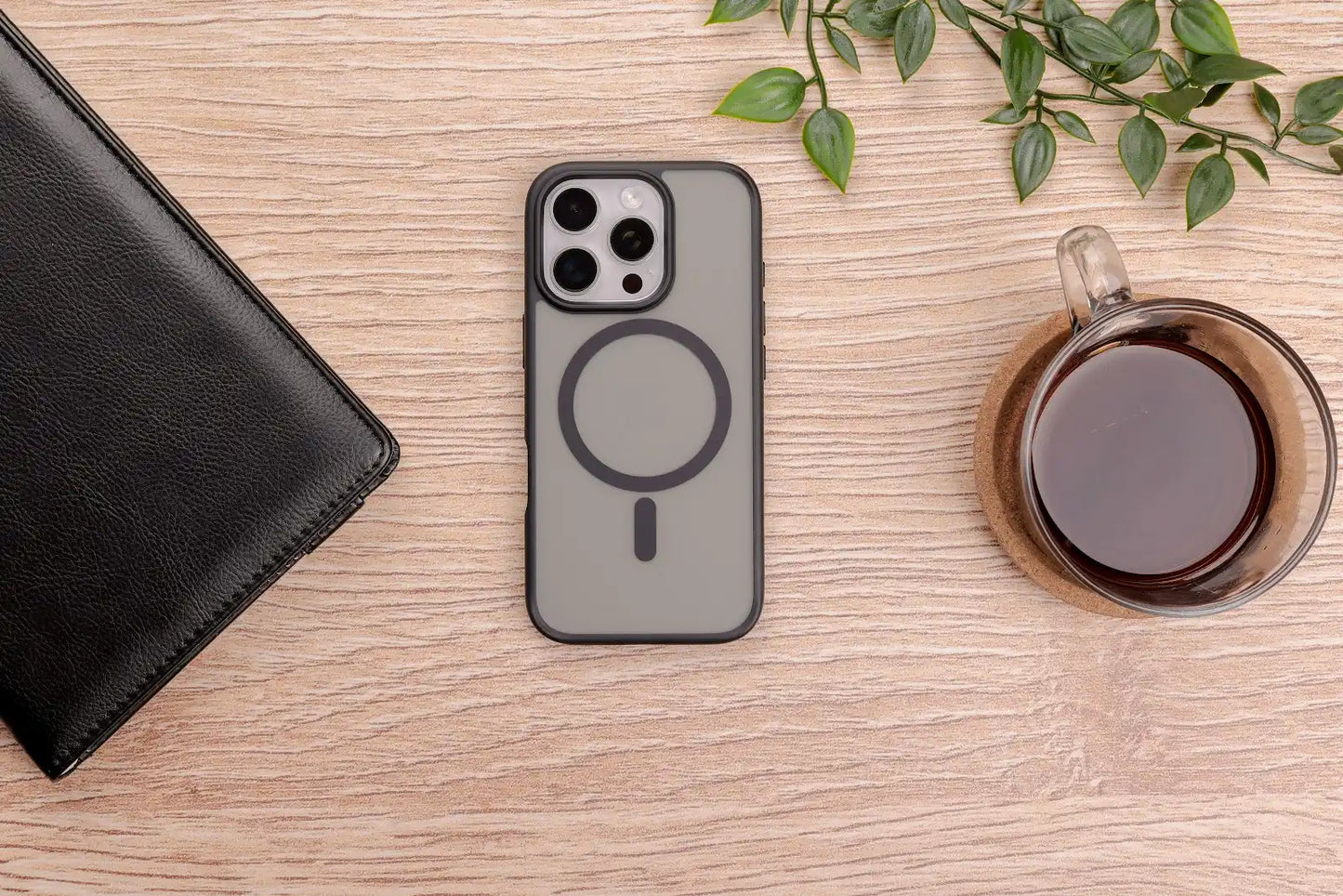 Tekne ARMOUR Case for iPhone 16 Pro | Rugged Drop Protection | Shockproof & Secure Grip - Black 