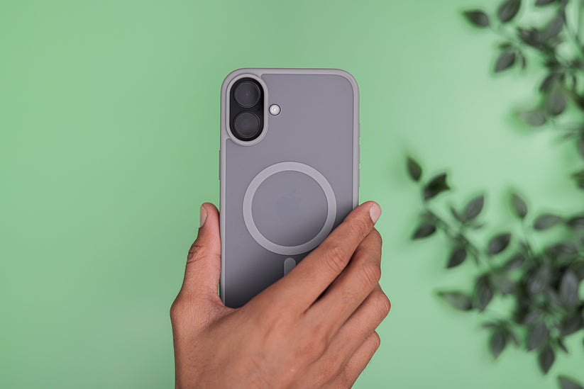 TEKNE Matt MagSafe Case for iPhone 16 Plus | Matte Finish | MagSafe Compatible & Scratch-Resistant - Grey Get best offers for TEKNE Matt MagSafe Case for iPhone 16 Plus | Matte Finish | MagSafe Compatible & Scratch-Resistant - Grey