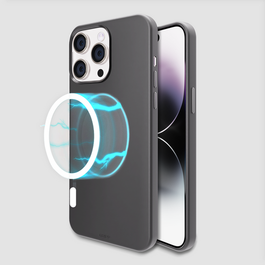 Gripp Rubon Magsafe Case for Apple iPhone 15 Pro Max (6.7) - Grey