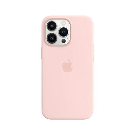 iPhone 13 Pro Silicone Case with MagSafe – Chalk Pink