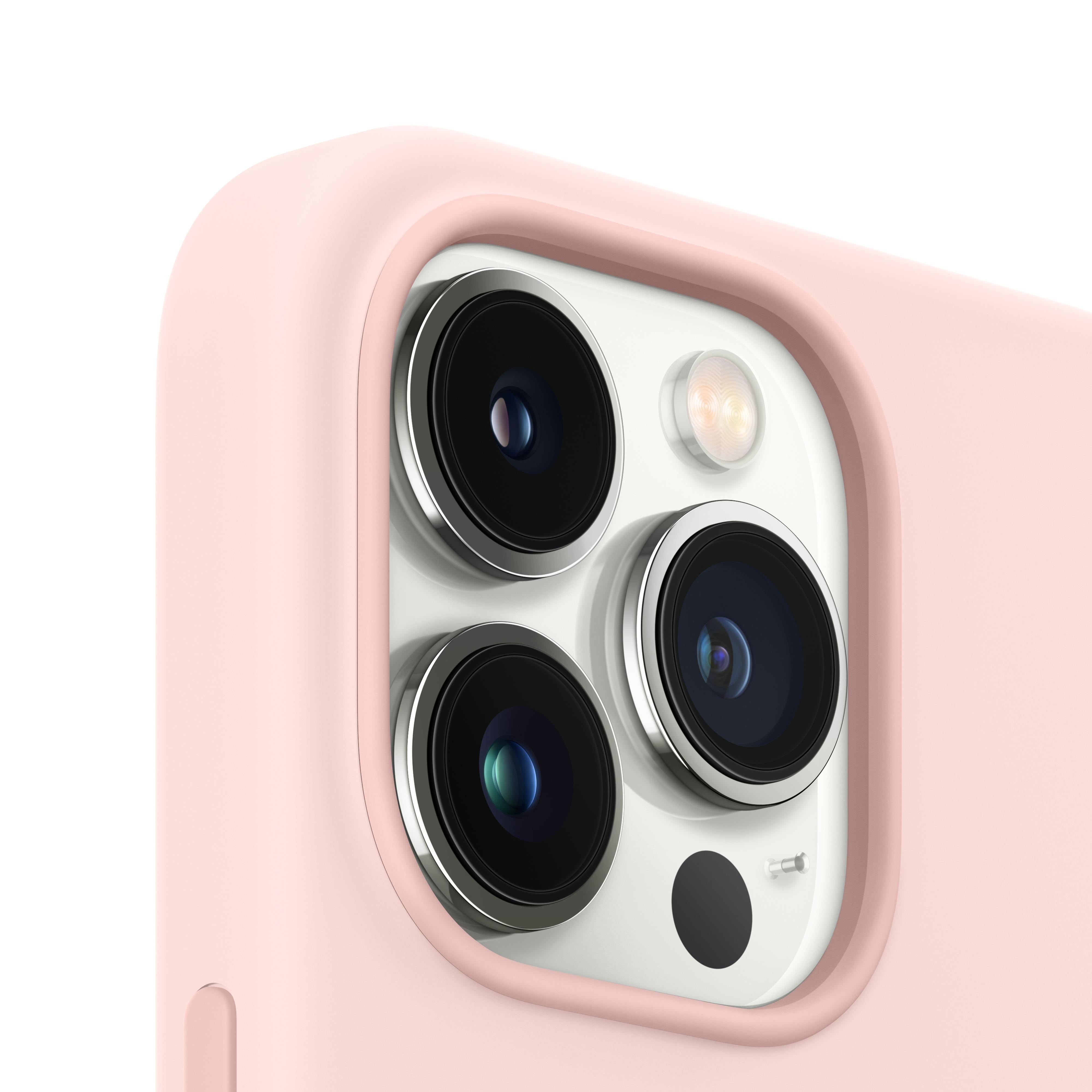 iPhone 13 Pro Max Silicone Case with MagSafe – Chalk Pink iPhone 13 Pro Max Silicone Case with MagSafe – Chalk Pink