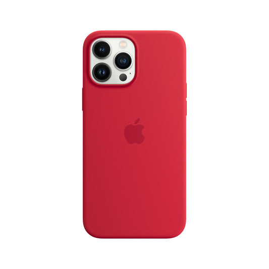 iPhone 13 Pro Max Silicone Case with MagSafe – (PRODUCT)RED