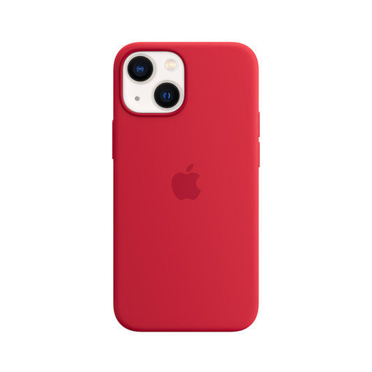 iPhone 13 mini Silicone Case with MagSafe – (PRODUCT)RED