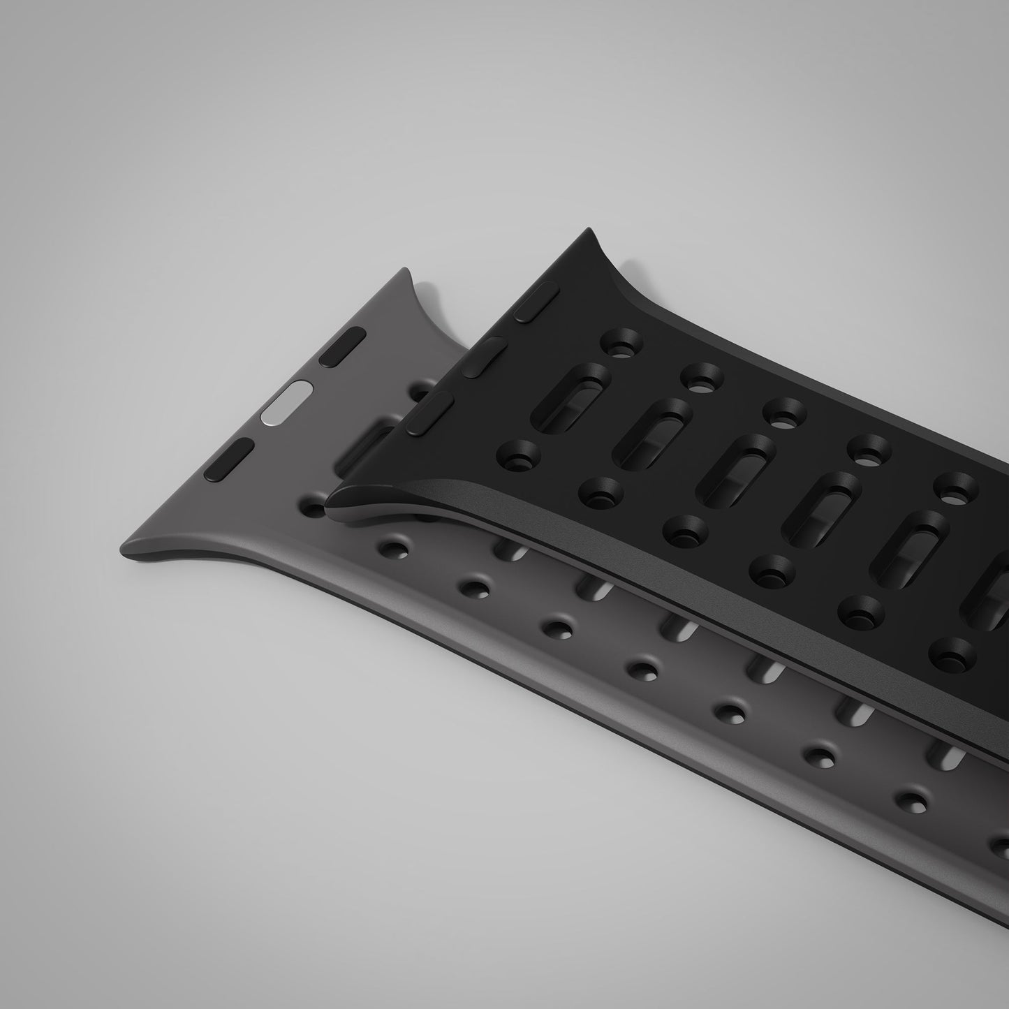 TEKNE Combat Dual-Tone Silicone Band | Waterproof, Flexible Strap 
