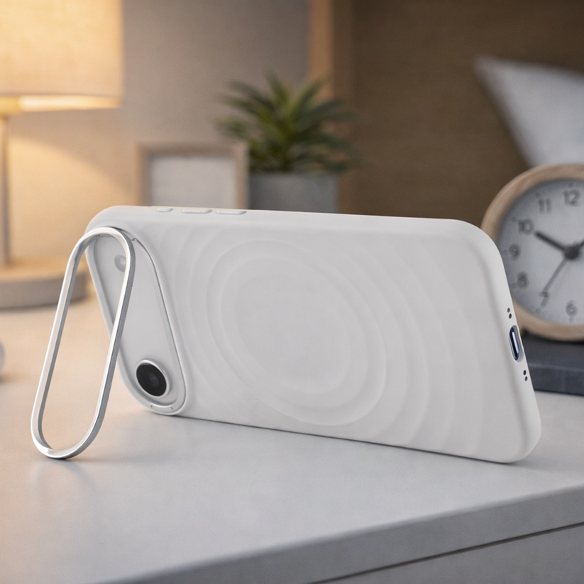 TEKNE WaveStand Silicone Case for iPhone 17 Air-Beige Get best offers for TEKNE WaveStand Silicone Case for iPhone 17 Air-Beige