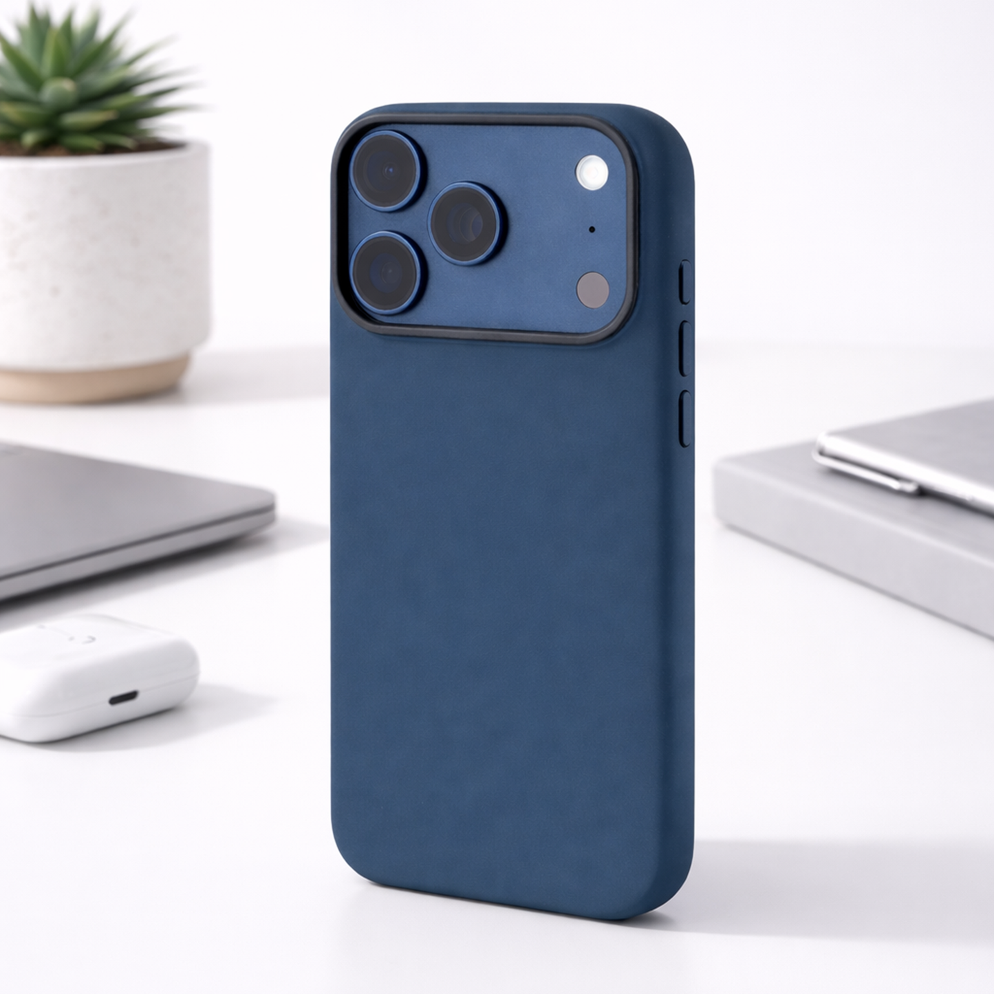 TEKNE Silicone MagSafe Case for iPhone 17 Pro- Black