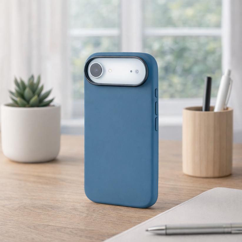 TEKNE Silicone MagSafe Case for iPhone 17 Air- Blue Get best offers for TEKNE Silicone MagSafe Case for iPhone 17 Air- Blue