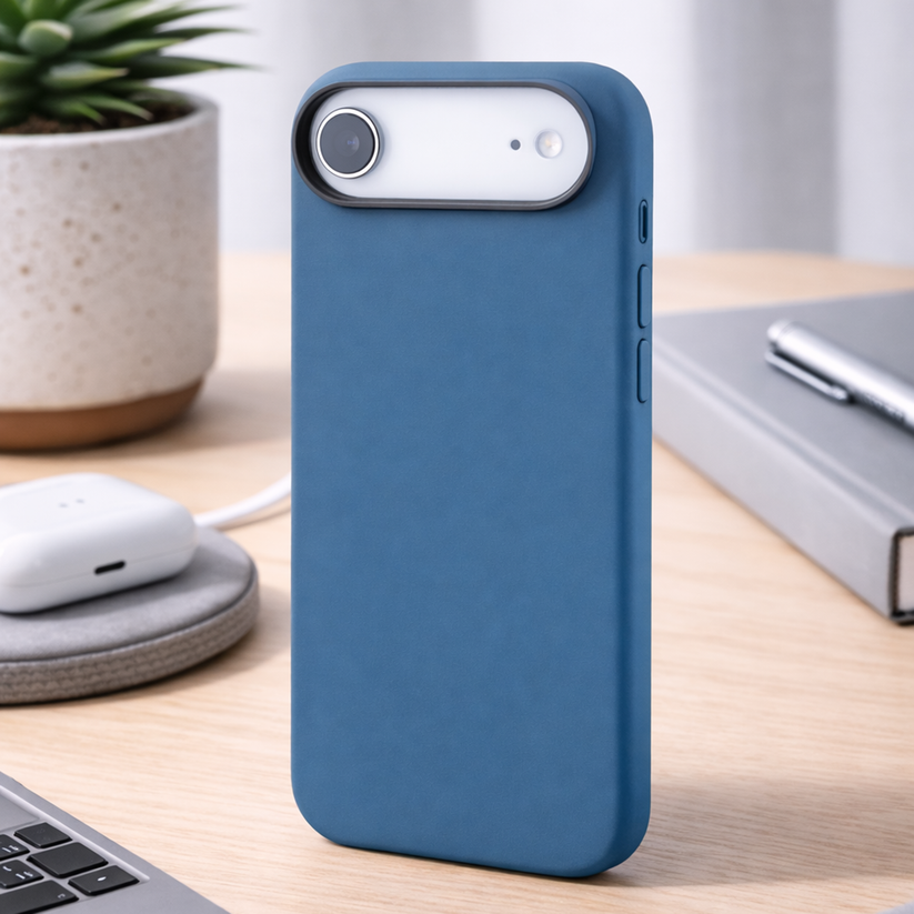 TEKNE Silicone MagSafe Case for iPhone 17 Air- Blue Get best offers for TEKNE Silicone MagSafe Case for iPhone 17 Air- Blue