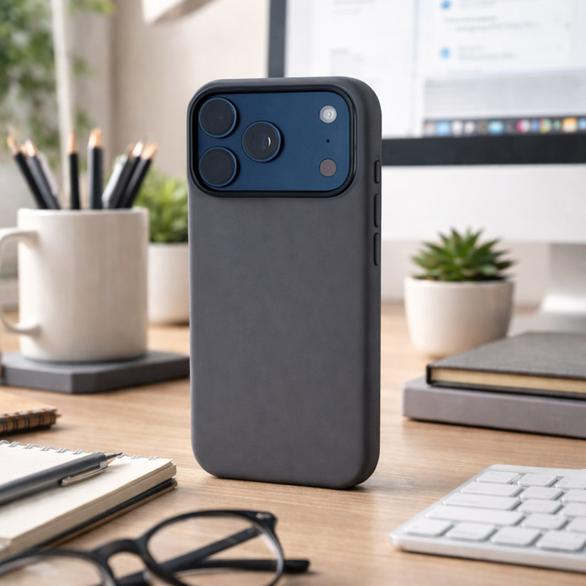 TEKNE Silicone Case Compatible with MagSafe for iPhone 17 Pro-Grey Get best offers for TEKNE Silicone Case Compatible with MagSafe for iPhone 17 Pro-Grey