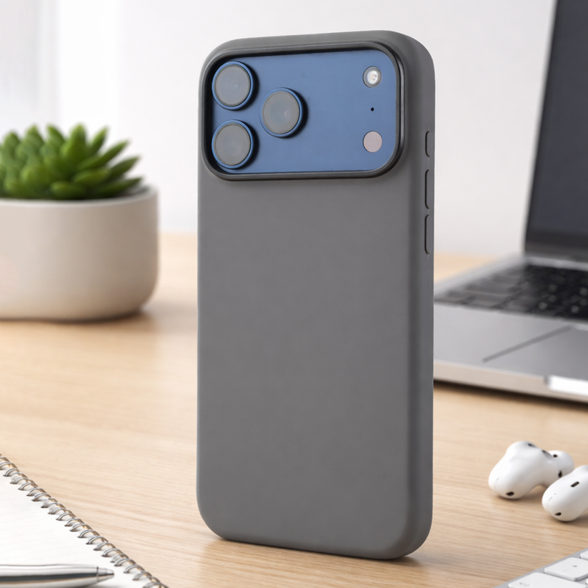 TEKNE Silicone MagSafe Case for iPhone 17 Pro Max-Stone Gray Get best offers for TEKNE Silicone MagSafe Case for iPhone 17 Pro Max-Stone Gray