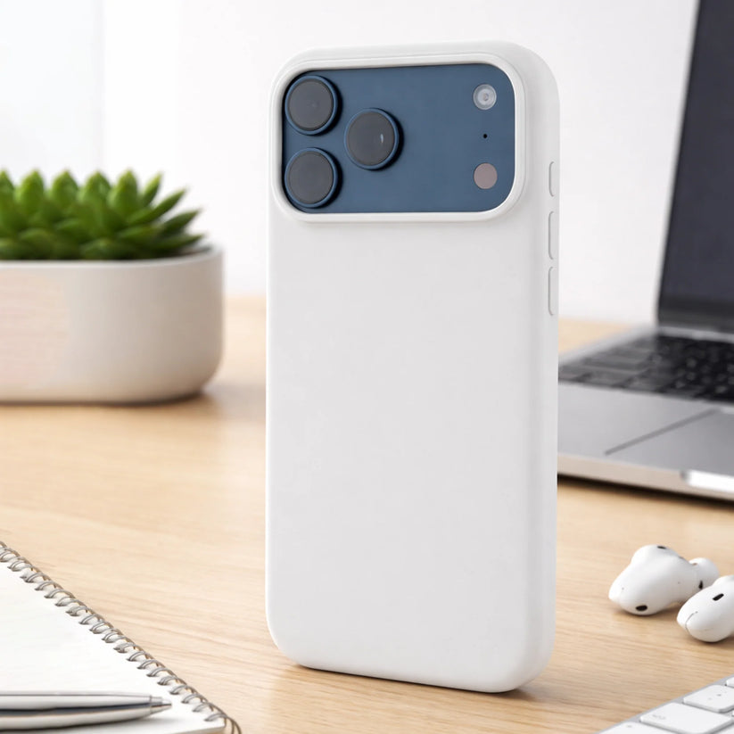 TEKNE Silicone Case Compatible with MagSafe for iPhone 17 Pro Max-Beige Get best offers for TEKNE Silicone Case Compatible with MagSafe for iPhone 17 Pro Max-Beige