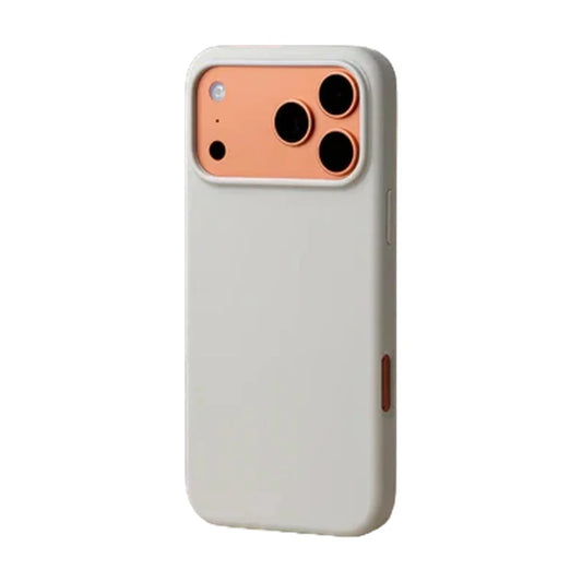 TEKNE Silicone Case Compatible with MagSafe for iPhone 17 Pro Max-Beige