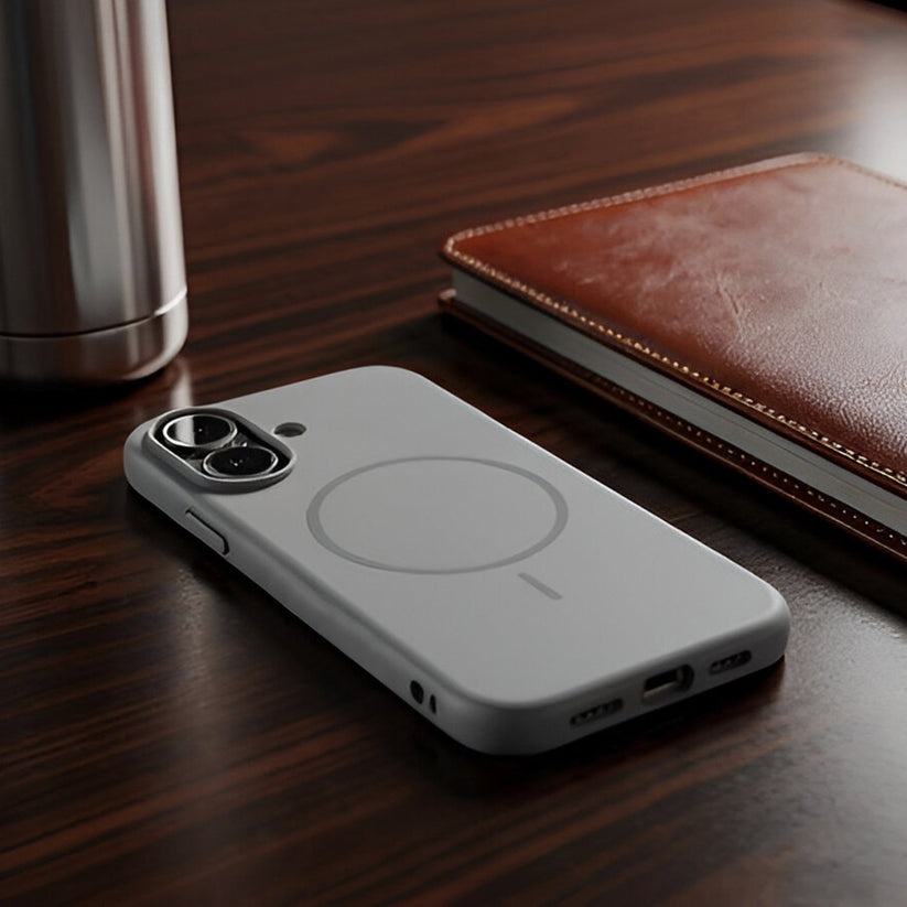 TEKNE Solid Duo MagSafe case for iPhone 17- Grey Get best offers for TEKNE Solid Duo MagSafe case for iPhone 17- Grey